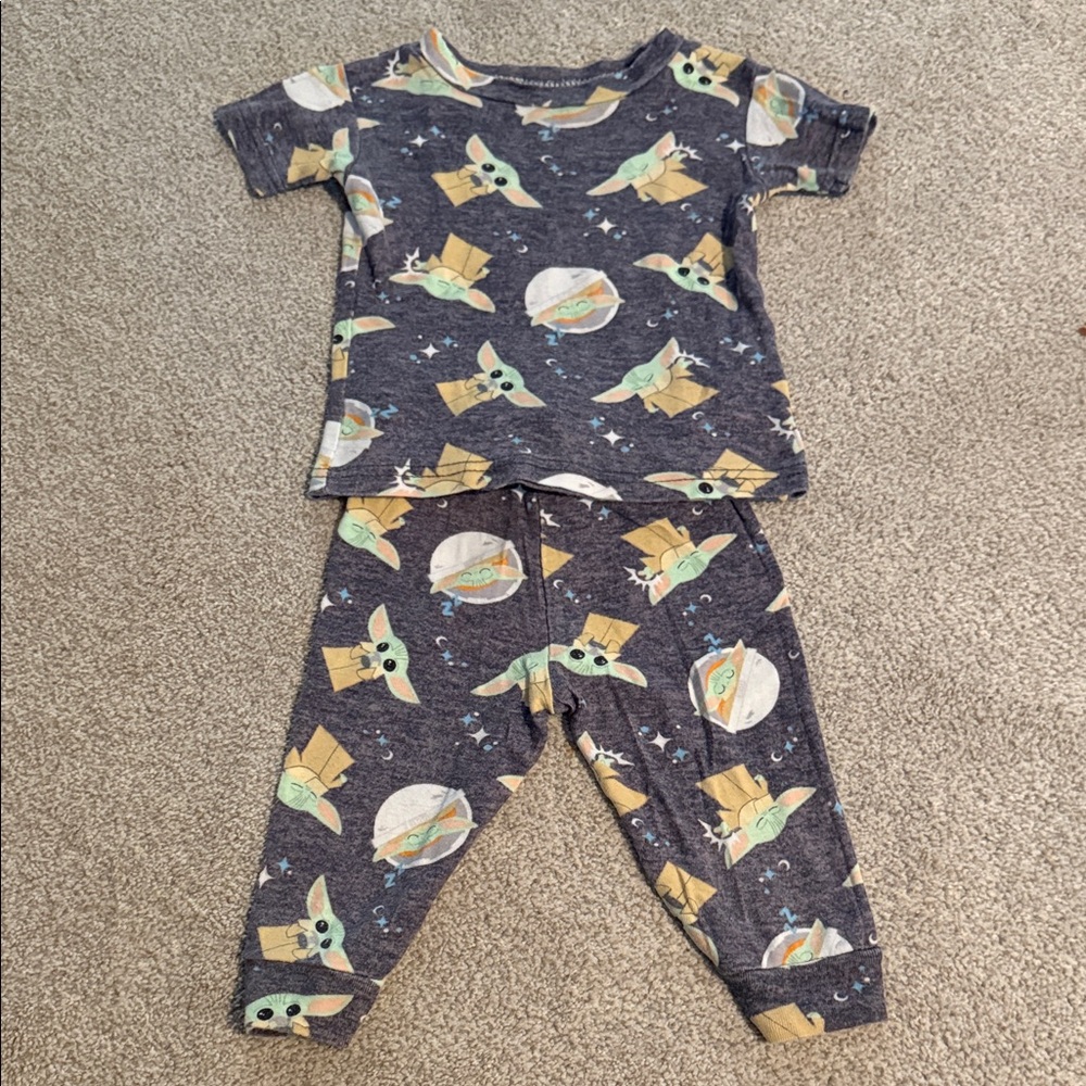 Baby Grogu Print Pajamas